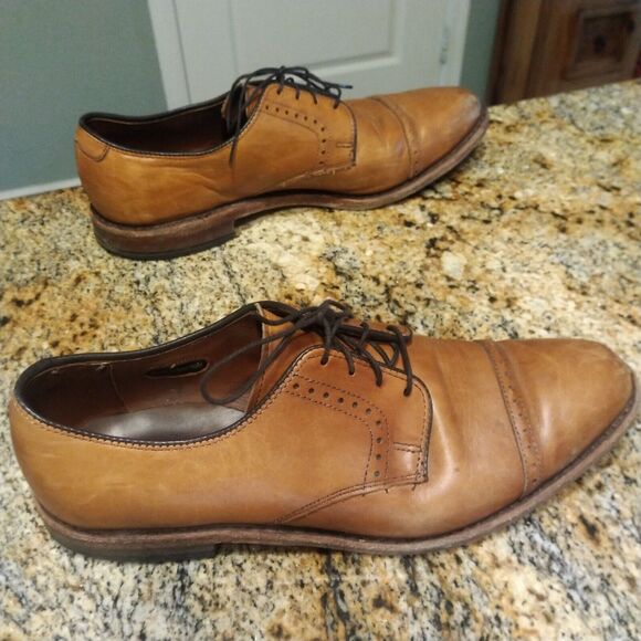 Allen Edmonds Clifton Mens Dress Shoes Chestnut Brown Leather Size 9.5 D US - Picture 3 of 13